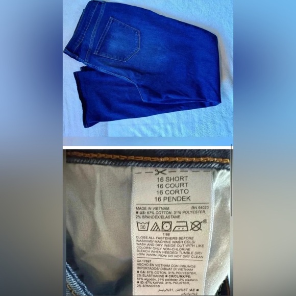 Old Navy Women’s Jeans Bundle - Rockstar Skinny & Kicker Bootcut - Size 16 - Picture 3 of 10